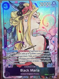 One Piece CCG - Illustration Box Volume 2 - Black Maria PROMO Full Art #OP08-074 - Image 3