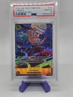 PSA 10 GEM MINT - YAMATO Alt Art OP04-112 - One Piece Premium Booster The Best - Image 1