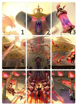 Disney Lorcana Reign of Jafar Art Puzzle Pieces and Lore Cards - Pick Your Card - Image 3