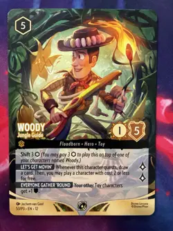 Disney Lorcana - Woody - Jungle Guide - Store Championship Participant - 53/P3 - Image 2