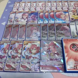 Fully constructed Sakura Miko deck Hololive card game R - Image 3