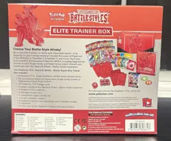 Pokemon TCG Sword Shield Battle Styles Elite Trainer Box ETB Red Factory Sealed - Image 2