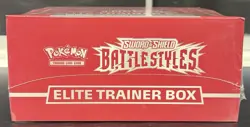 Pokemon TCG Sword Shield Battle Styles Elite Trainer Box ETB Red Factory Sealed - Image 3