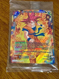 Dragon Ball Super Card Game TCG SSG Son Goku Divine Restraint P-362 Promo Sealed - Image 1