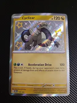 Cyclizar - 195/091 - Pokemon TCG Paldean Fates Shiny Rare Card - NM - Image 1