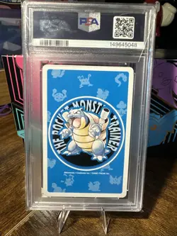 1998 POKEMON BLUE VERSION PLAYING CARDS 002 IVYSAUR 4 OF DIAMONDS PSA 10 - Image 5