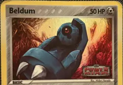 Pokemon TCG Card Beldum 45/108 EX Power Keepers Reverse Holo Stamped - Image 2