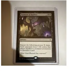 Wizards of the Coast Torment of Hailfire 77 HOU Black Sorcery EN - Image 1
