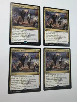4x Fix Whats Broken - Secrets Of Strixhaven - Near Mint - MTG - Image 1