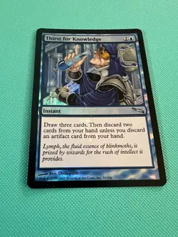 Foil - Thirst for Knowledge - Mirrodin - MTG - Magic the Gathering - Image 2