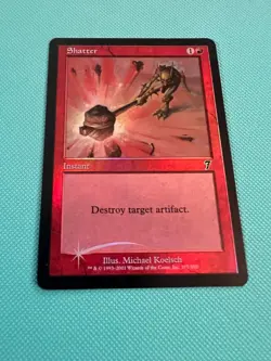 Foil - Shatter - 7th Edition - MTG - Magic the Gathering - MP - Image 2