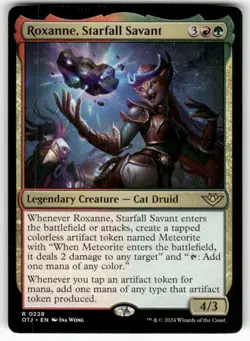 Roxanne, Starfall Savant 228 Outlaws of Thunder Junction Magic: The Gathering NM - Image 1