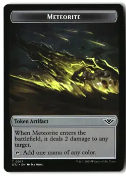 MTG Meteorite Token [OTJ - 17] LP - Image 2