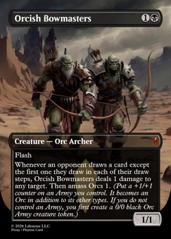 Orcish Bowmasters - Borderless - Premium Quality - Not Tournament Authorized - Image 1