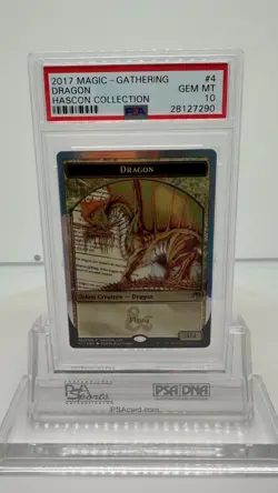 Sword of Dungeons & Dragons + Dragon Token Promos (MEDIA) HASCON MTG PSA 10 SET - Image 3