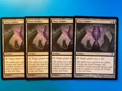 MTG 4x Onyx Goblet # 81 Shards of Alara Pauper Magic the Gathering x4 NM - Image 1
