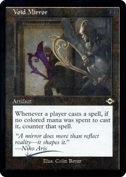 x1 Void Mirror - Foil Etched - Retro Frame R MTG Modern Horizons 2 M/NM, English - Image 1