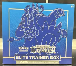 Pokemon TCG Blue Sword & Shield Battle Styles Elite Trainer Box BLUE NEW ETB - Image 1