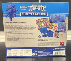 Pokemon TCG Blue Sword & Shield Battle Styles Elite Trainer Box BLUE NEW ETB - Image 2