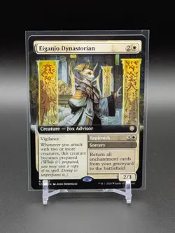 EIGANJO DYNASTORIAN (EXTENDED ART) 63 - Commander: Secrets of Strixhaven R NM - - Image 1