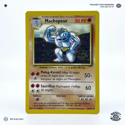MACHOPEUR 34/102 Set de Base Edition 2 ED2 VF FR Carte Pokemon - Image 2