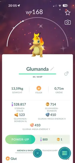!!!Pokemon GO ✨Shiny Glumanda mit Pikachu Hut - Image 1