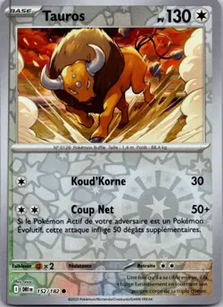 Carte Pokemon Tauros 152/182 Reverse - 2025 - Image 1