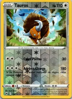 Carte Pokemon Tauros 106/159 Reverse - 2023 - Image 1