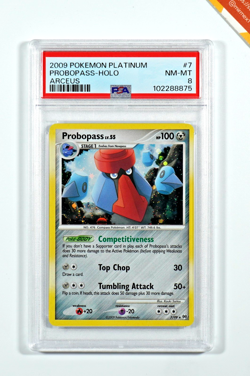 Pokemon PSA 8 Probopass #7 Holo Platinum Arceus 2009 English - Image 1