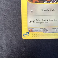 2003 Pokemon Skyridge Eevee #54/144 - Image 3