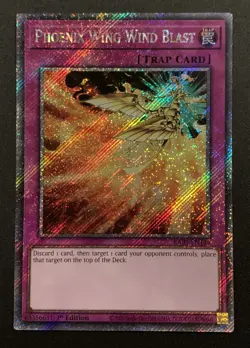 Phoenix Wing Wind Blast - RA03-EN149 - Platimun Secret Rare - 1st Ed - YuGiOh - Image 1