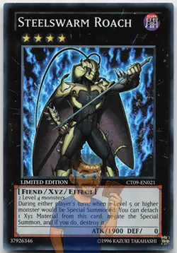 Steelswarm Roach CT09-EN021 Super Rare Limited Edition Near Mint Yugioh - Image 1