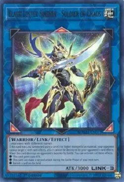 * BLACK LUSTER OF CHAOS SOLDIER OF CHAOS * 1ST ULTRA RARE MAMA-EN073 YUGIOH! - Image 1