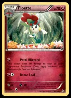 2014 Pokemon XY Flashfire Floette English #65 - Image 1