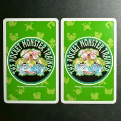 S2577 Vulpix & Ninetales Green Venusaur Japanese Pokemon Poker Playing Cards - Image 2
