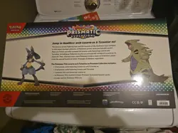 Pokemon TCG Prismatic Evolutions Lucario Ex + Tyranitar Ex Premium Collection - Image 2