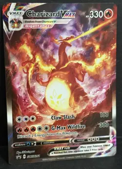 Pokemon 2022 Shield & Sword Charizard VMAX SWSH261 Black Star Promo NM - Image 2