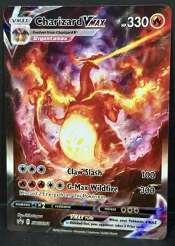 Pokemon 2022 Shield & Sword Charizard VMAX SWSH261 Black Star Promo NM - Image 3