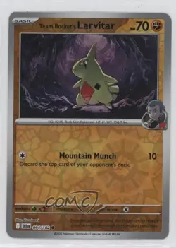 Team Rocket's Larvitar Reverse Foil Pokemon Destined Rivals (DRI) #094 - Image 1
