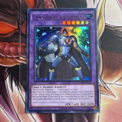 Yugioh! Gem-Knight Aquamarine - BLMM-EN137 - Ultra Rare - 1st Edition Near Mint, - Image 1