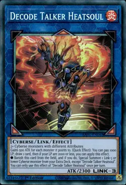 Decode Talker Heatsoul - Collector's Rare 1st Edition RA01-EN048 - NM - YuGiOh - Image 1