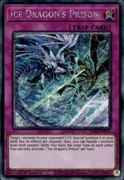 Ice Dragon's Prison - Platinum Secret Rare 1st Edition RA01-EN078 - NM - YuGiOh - Image 1