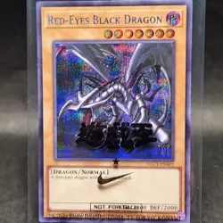Yugioh Red-Eyes Black Dragon Nike Worlds Promo NKC1-EN002 Collaboration 2025 - Image 3