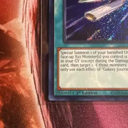Yugioh! Galaxy Journey - BLMM-EN040 - Secret Rare - 1st Edition Near Mint, Engli - Image 4