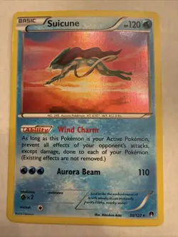 Pokemon - Suicune 30/122 Holo Rare XY BREAKpoint NM - Image 1