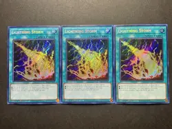 3x Lightning Storm | RA01-EN061 | Secret Rares | NM | 1st Edition | YuGiOh! - Image 1