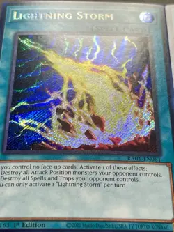 3x Lightning Storm | RA01-EN061 | Secret Rares | NM | 1st Edition | YuGiOh! - Image 2