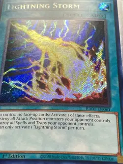 3x Lightning Storm | RA01-EN061 | Secret Rares | NM | 1st Edition | YuGiOh! - Image 4
