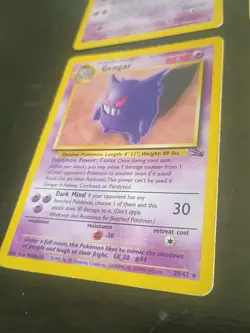 Alakazam Mew Gengar *Rare Pokemon* Base Set Lot - Image 5