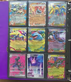Pokemon Binder Collection 42 Pages Vintage To Modern EX Full Art AR SIR Holo... - Image 2